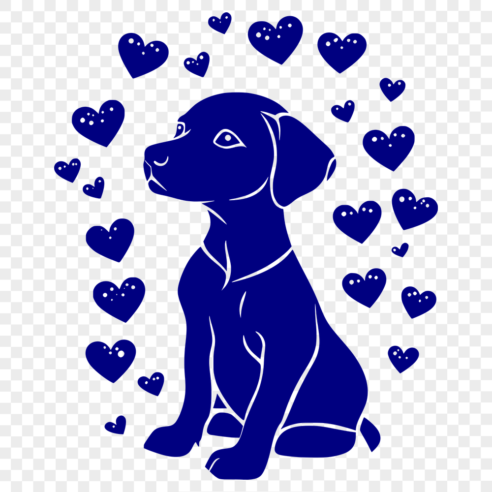 Unique Puppy In SVG Free Commercial Use Download