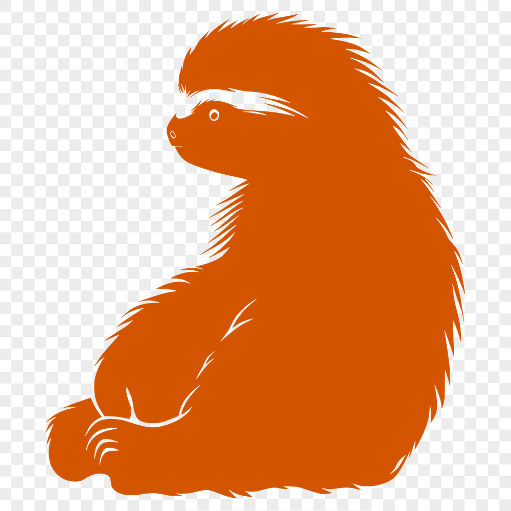 Free Free Sloth Vector Art