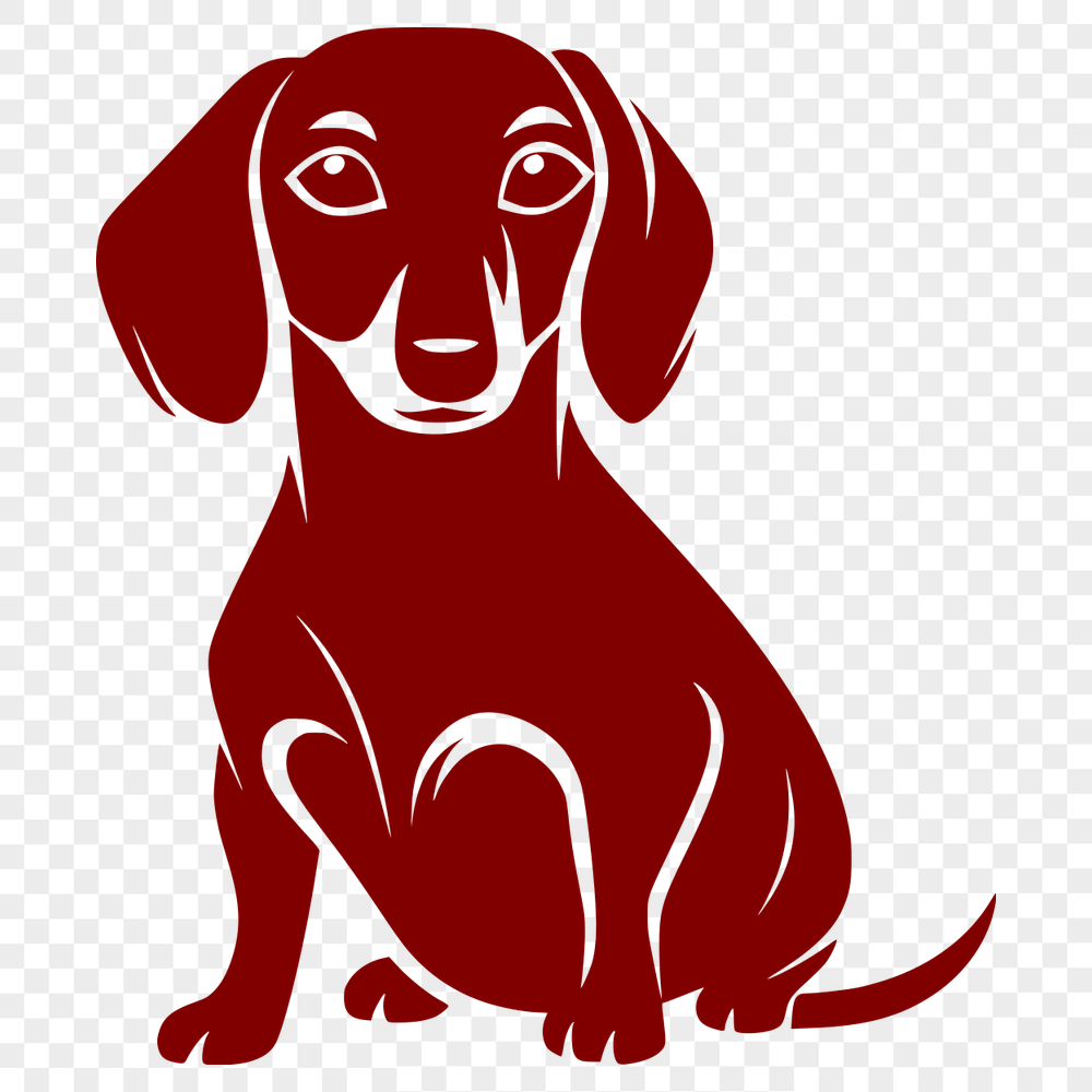 Free Unique Dachshund Template