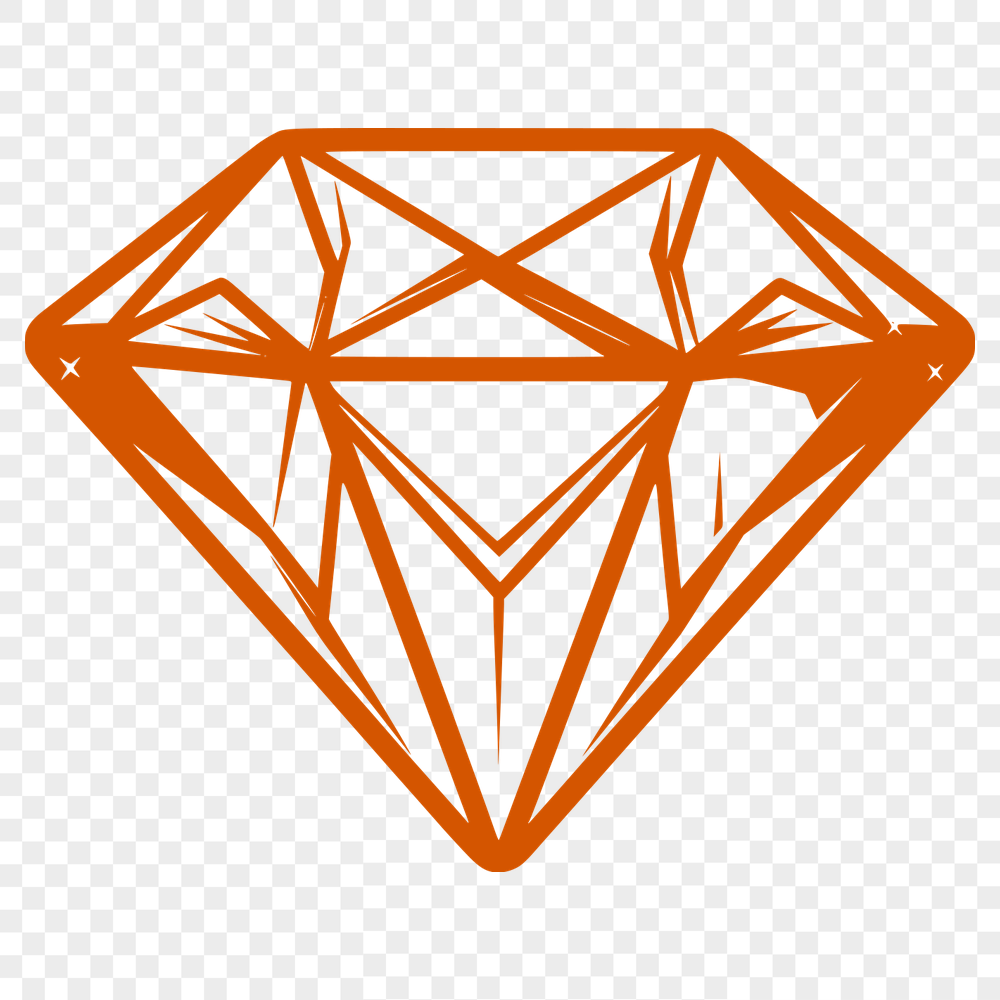 Free Unique Diamond Digital Drawing