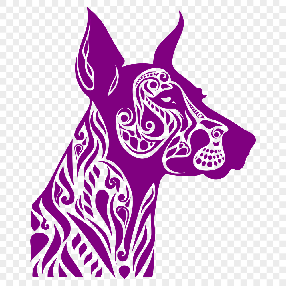 Beautiful Doberman Pinscher - For Cricut Project