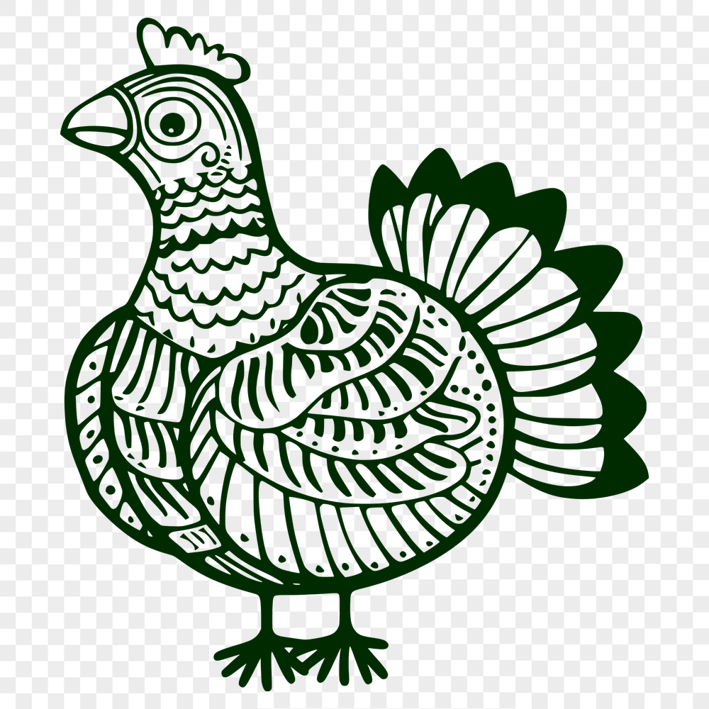 Free Beautiful Turkey Vector Art