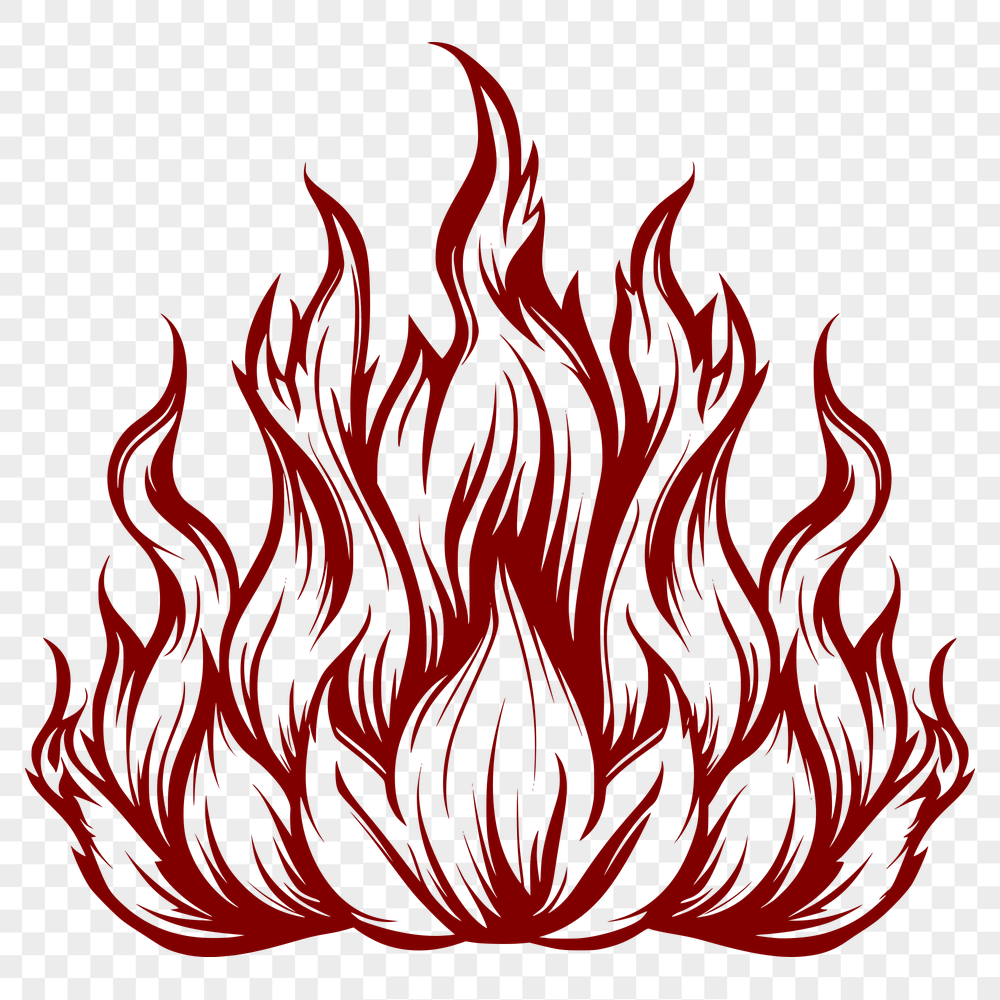 Free Creative Flames Vector Craft File