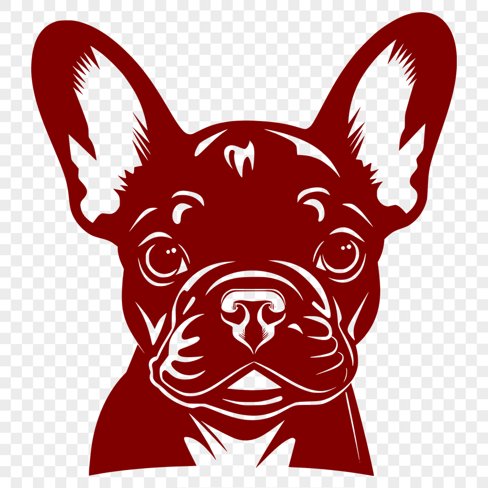 Free Beautiful French Bulldog Decal