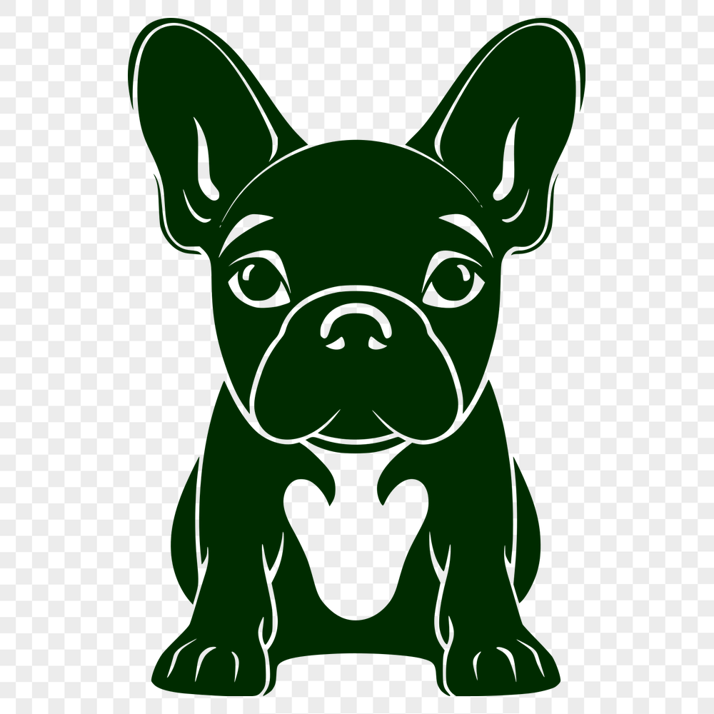 Unique French Bulldog Illustration