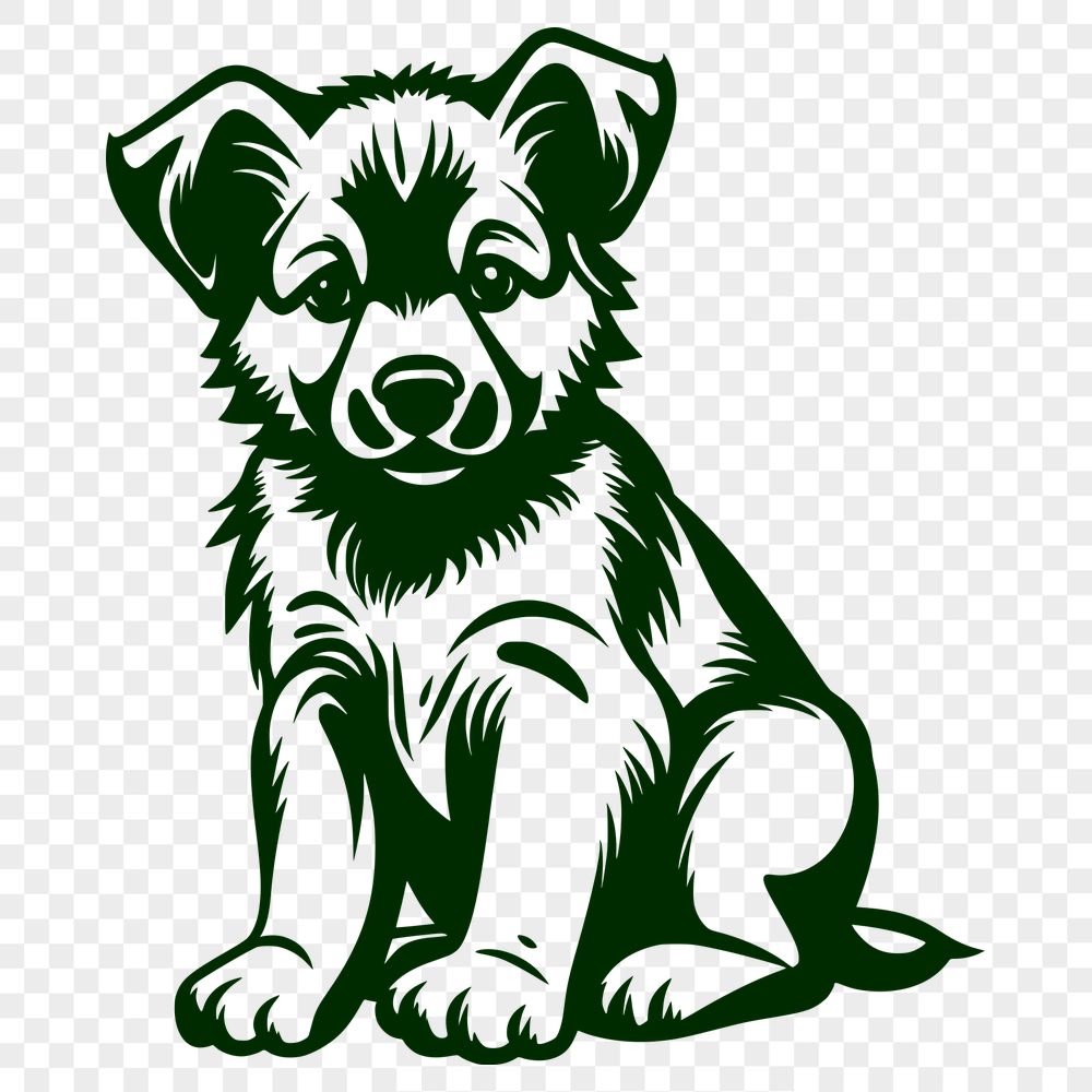 Stunning Puppy Clipart