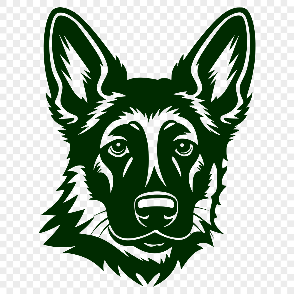 Free Creative German Shepherd Decal