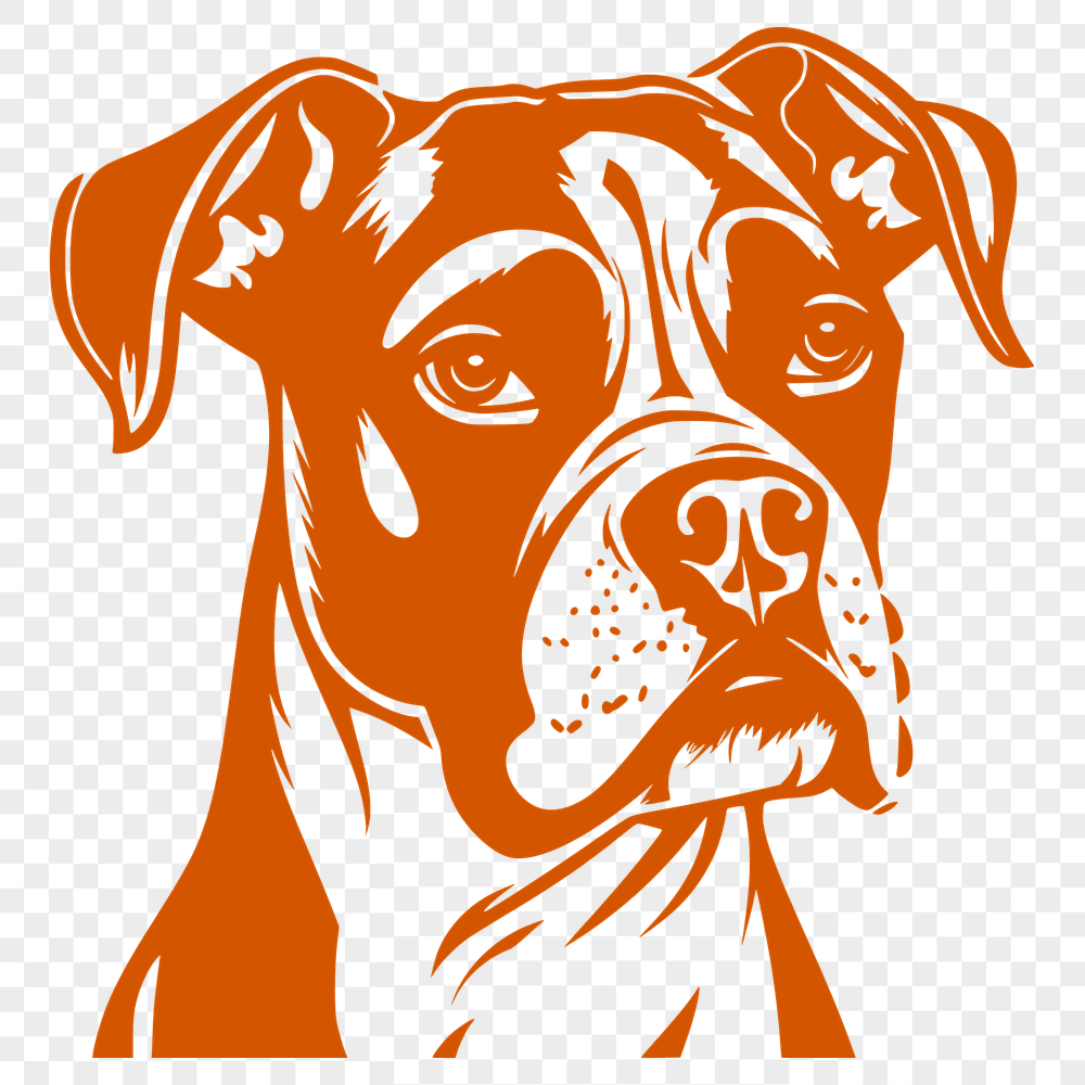 Artistic Boxer In SVG