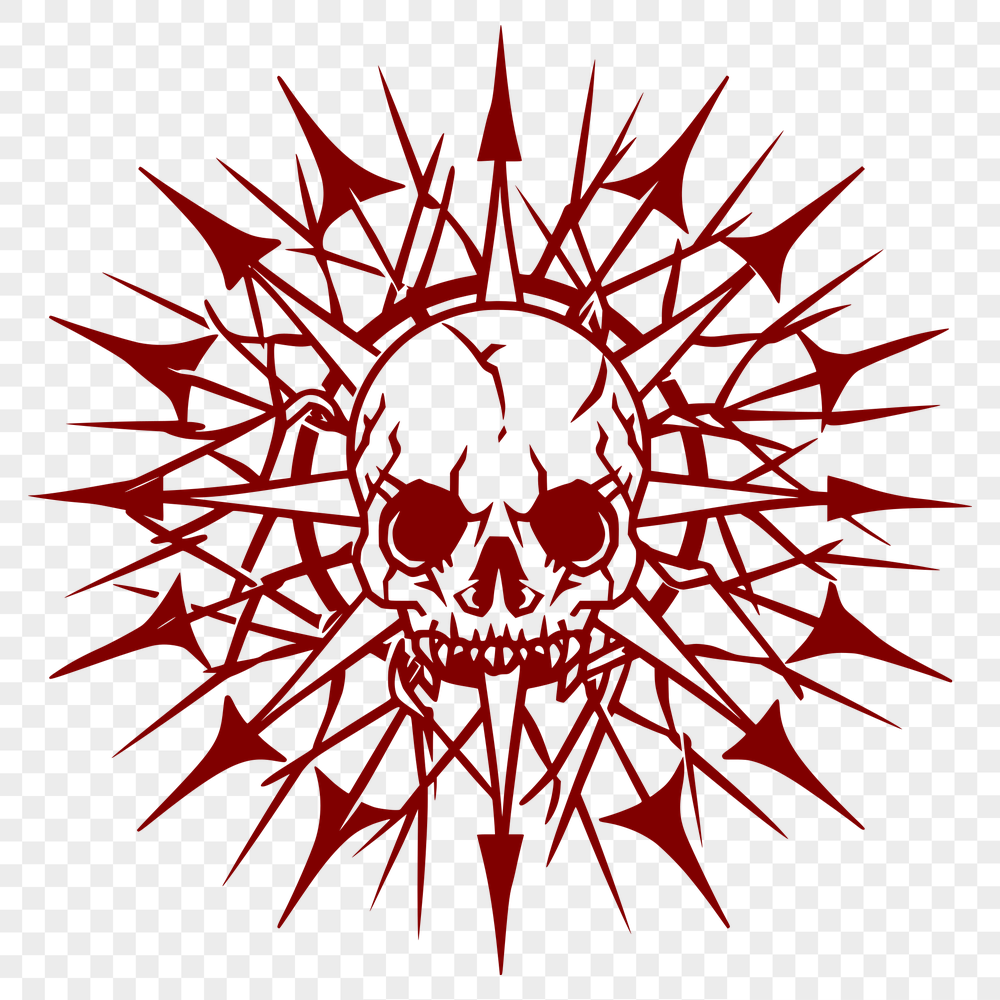 Stunning Skull - Halloween PNG