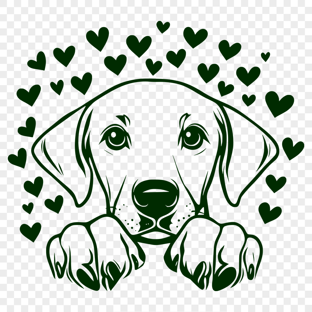 Beautiful Puppy - Laser Cutter PNG Free Download