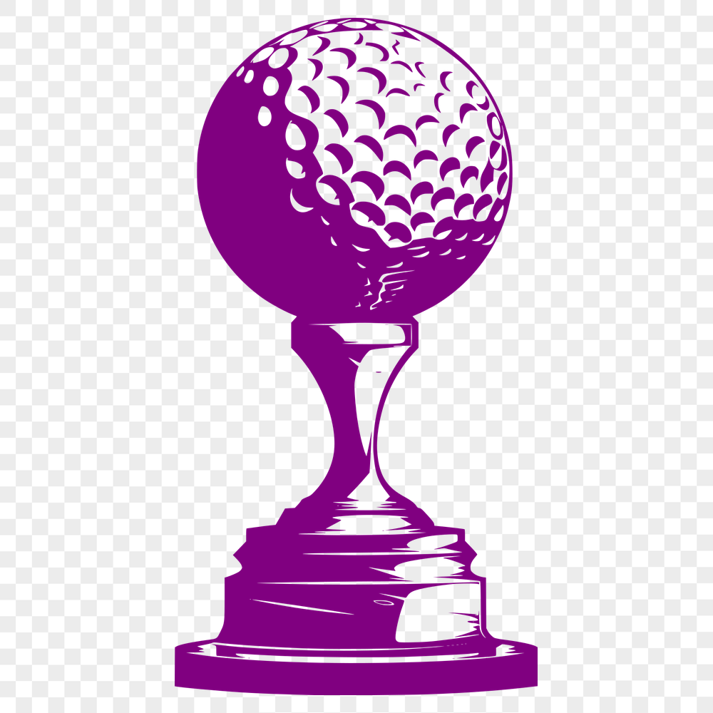 Unique Golf Trophy Printable Artwork