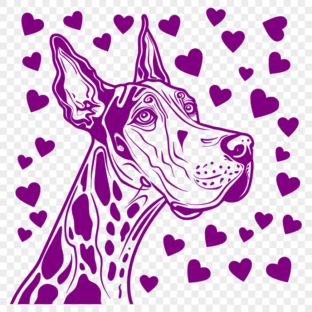 Stunning Great Dane - For Laser Cutter Project