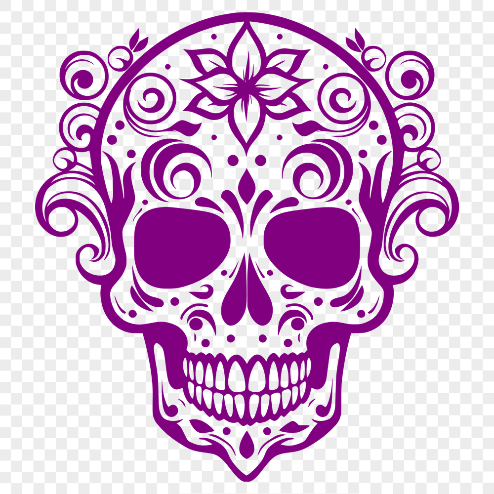 Artistic Skull Vector Craft File