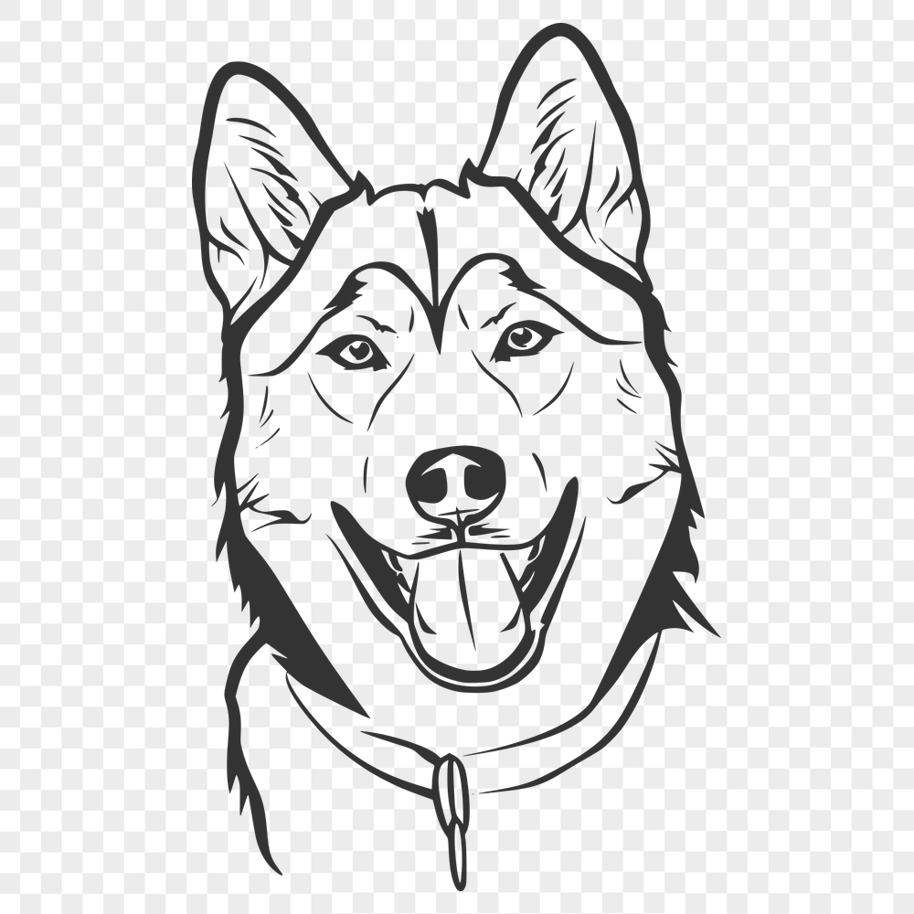 Artistic Husky - For Laser Project