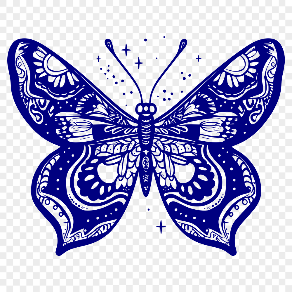 Free Artistic Butterfly Clipart