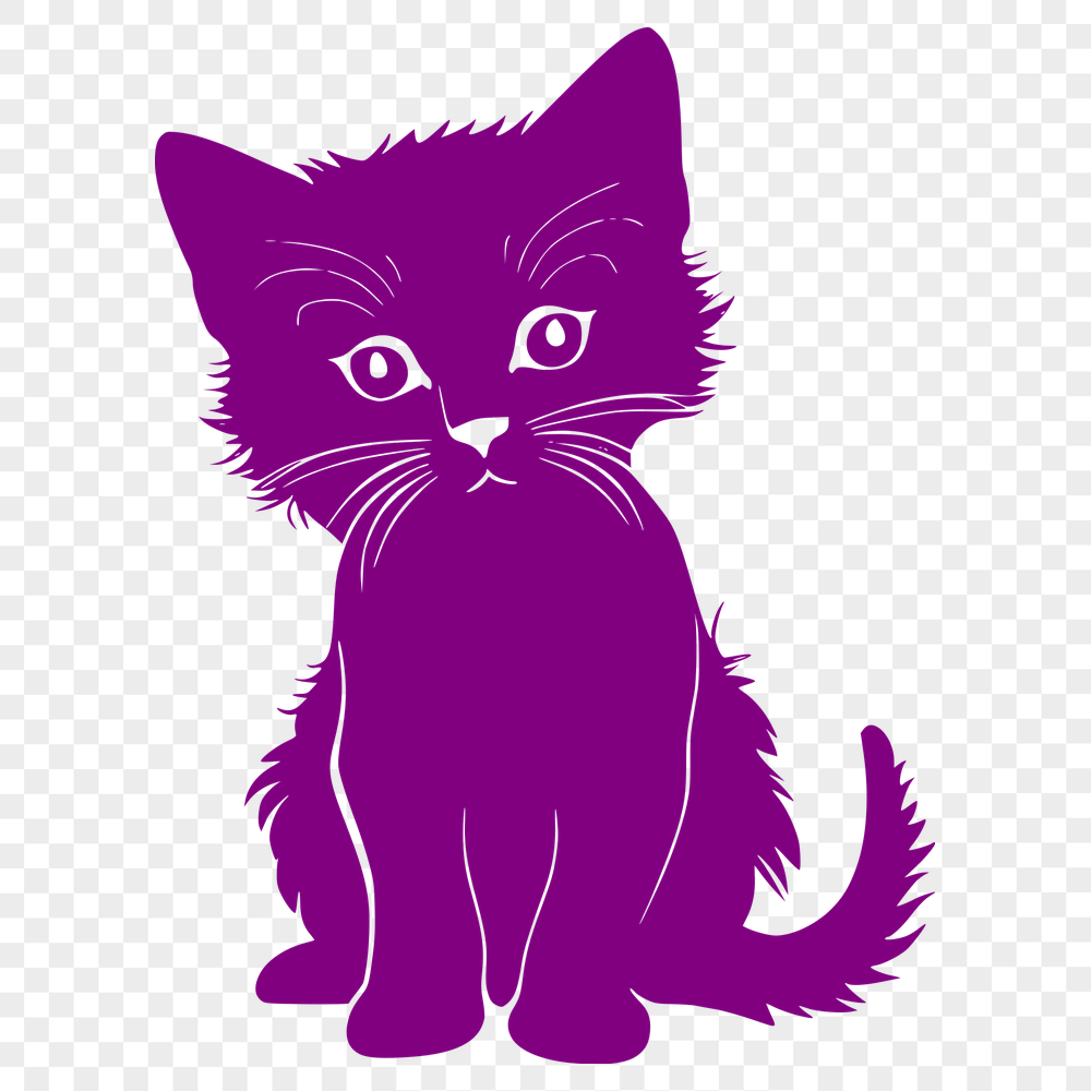 Free Stunning Cat Vector Image