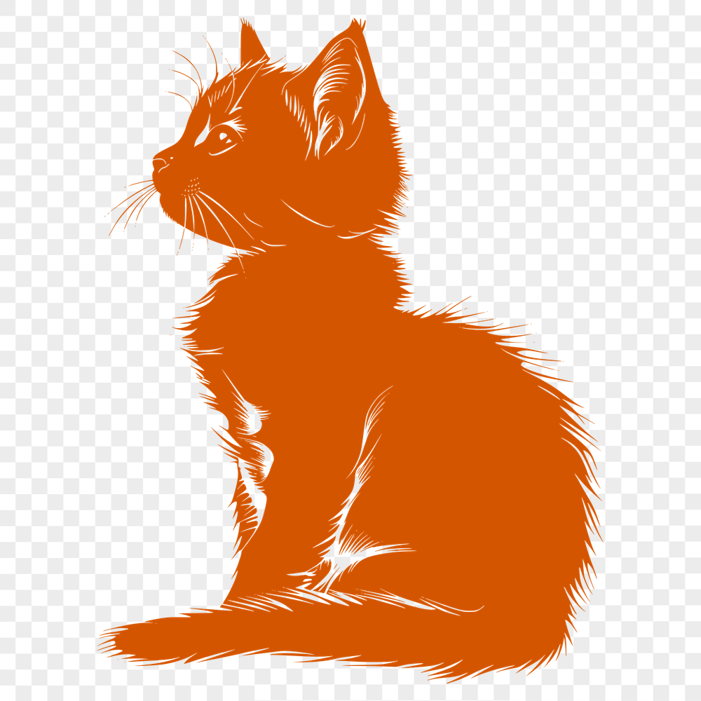 Free Beautiful Kitten Artwork