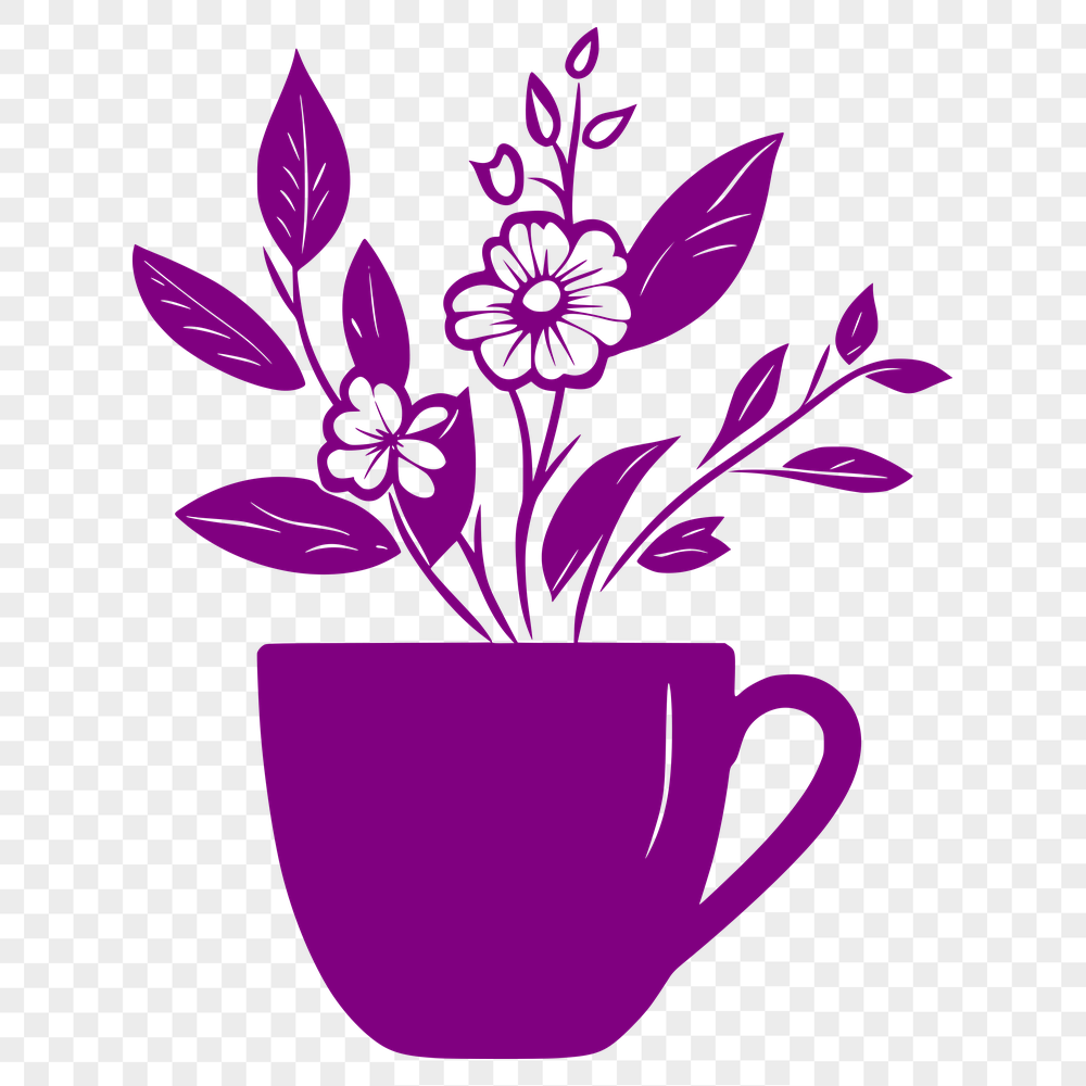 Beautiful Coffee Cup PDF - For Glowforge Project