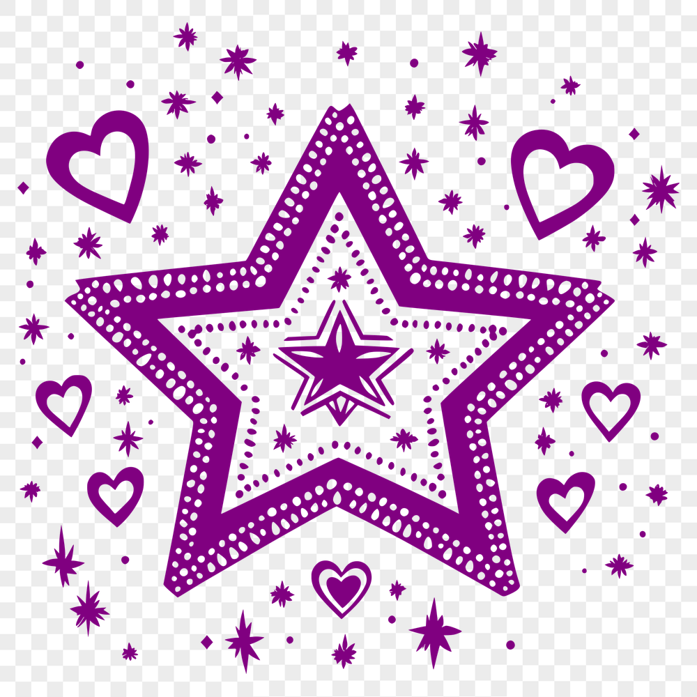 Stunning Star Vector Image - Free DXF