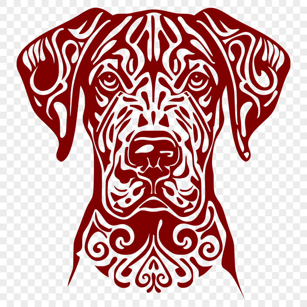 Free Great Dane Digital Drawing