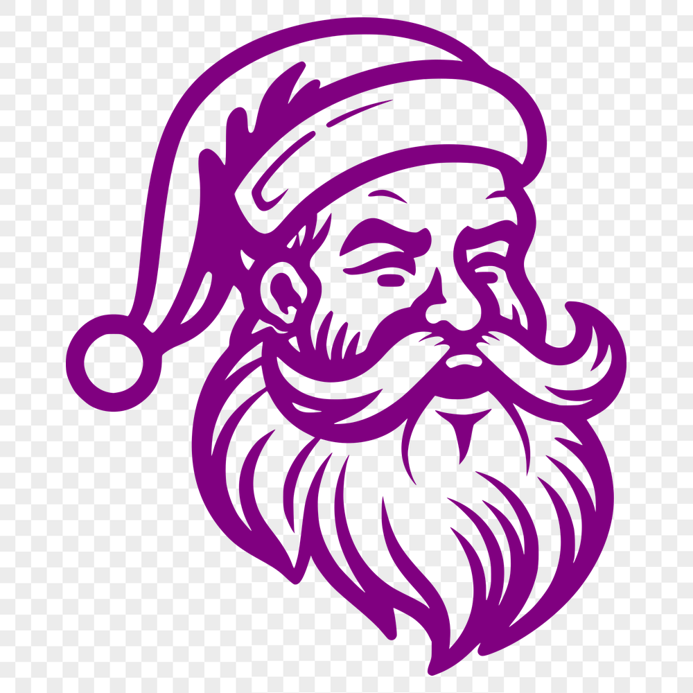 Free Unique Santa Claus Printable Artwork