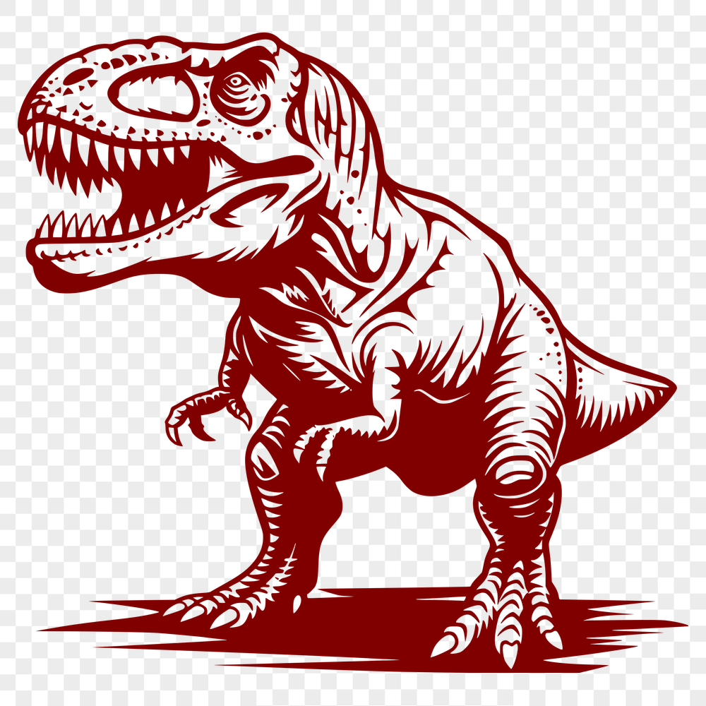 Artistic T Rex Vector Image