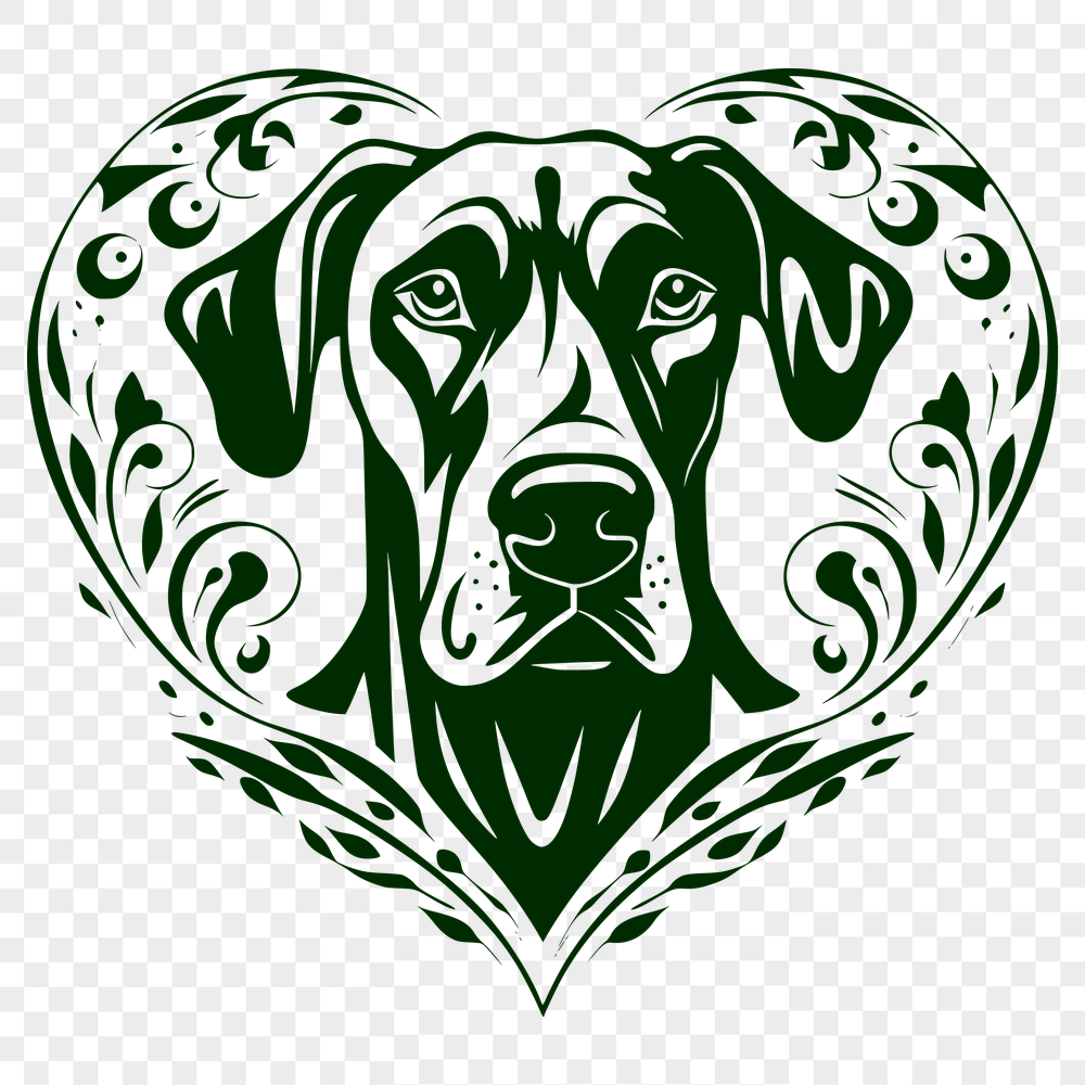 Stunning Great Dane Vector Craft File