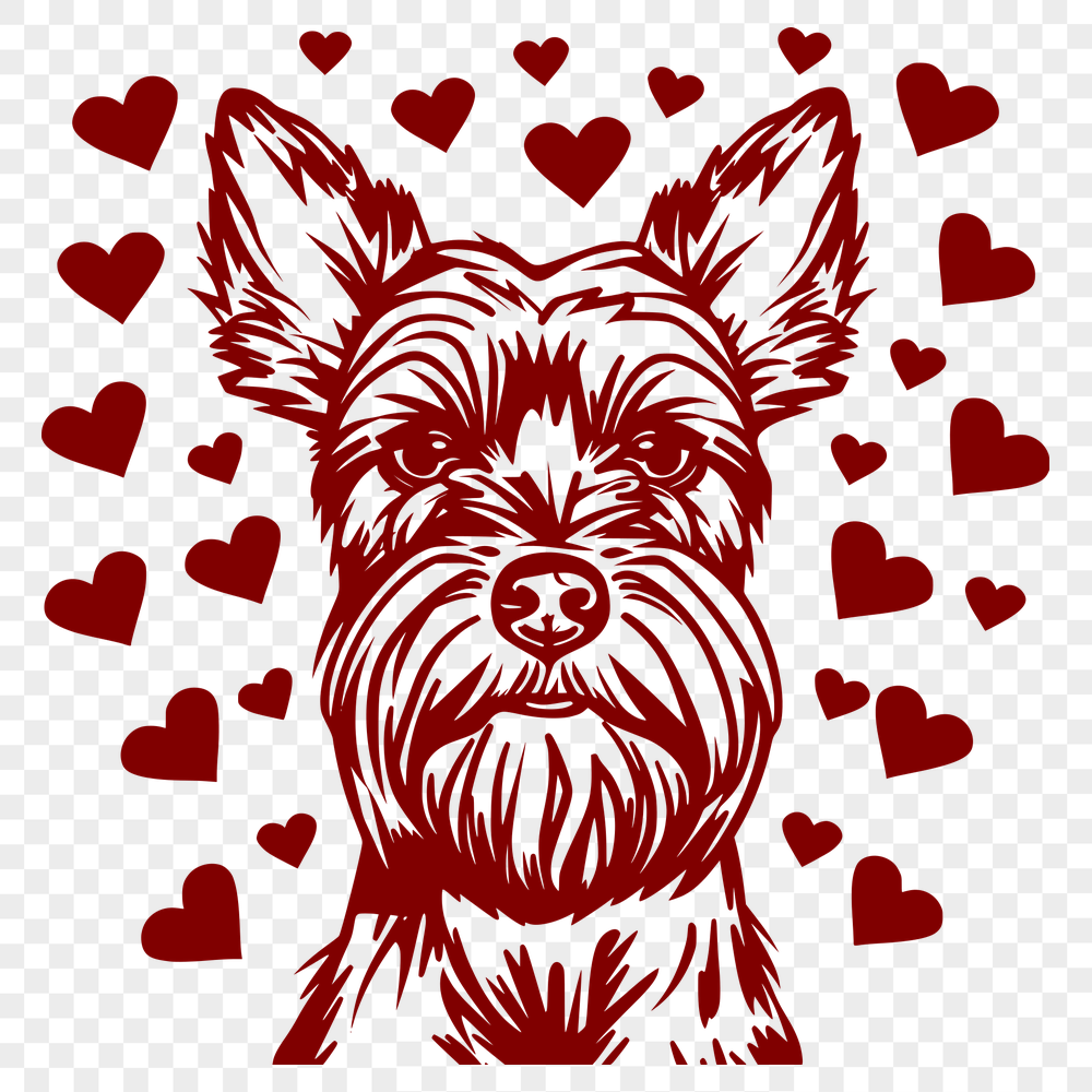 Free Stunning Miniature Schnauzer Clipart