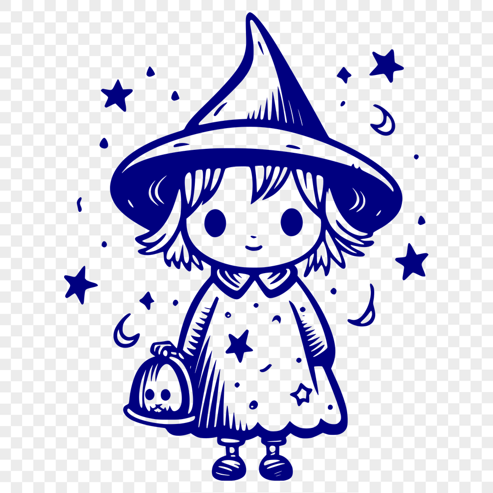 Free Unique Witch Clip Art