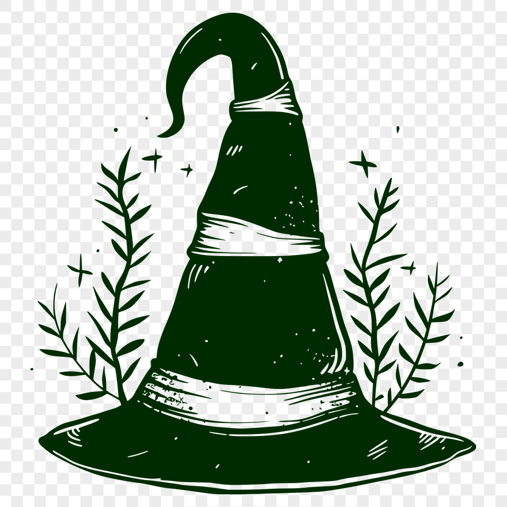 Free Witch Hat - For Laser Engraver Project