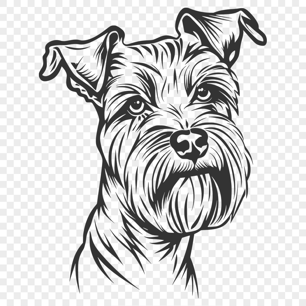 Free Free Miniature Schnauzer Clip Art