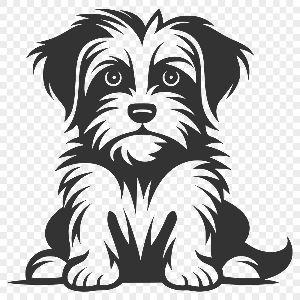 Creative Morkie Clipart