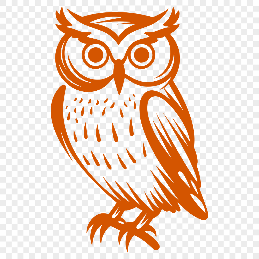 Artistic Owl Template