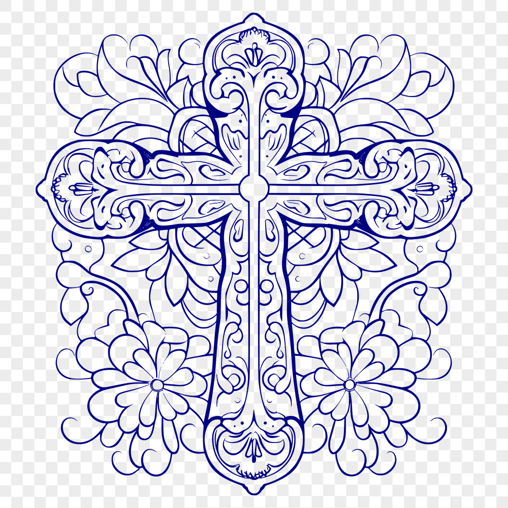 Unique Cross Illustration