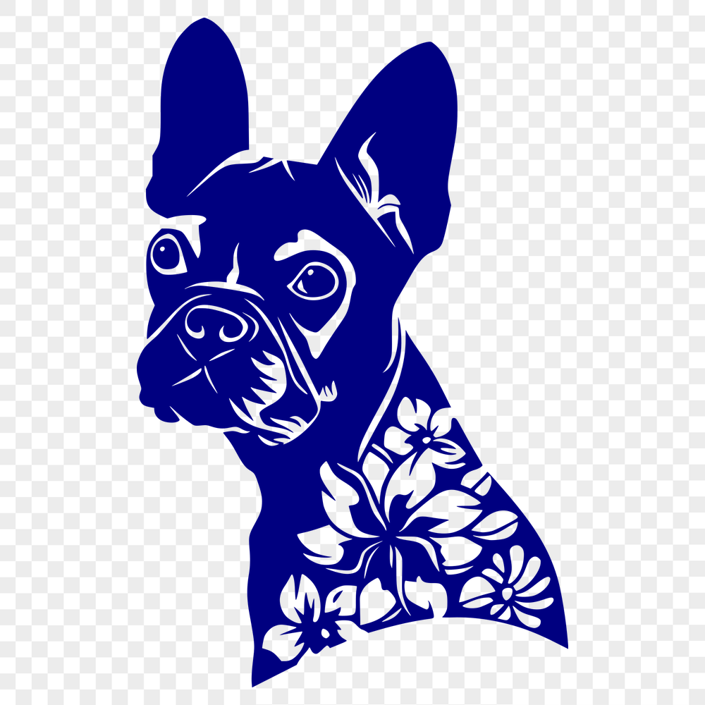 Free Artistic Dog Decal