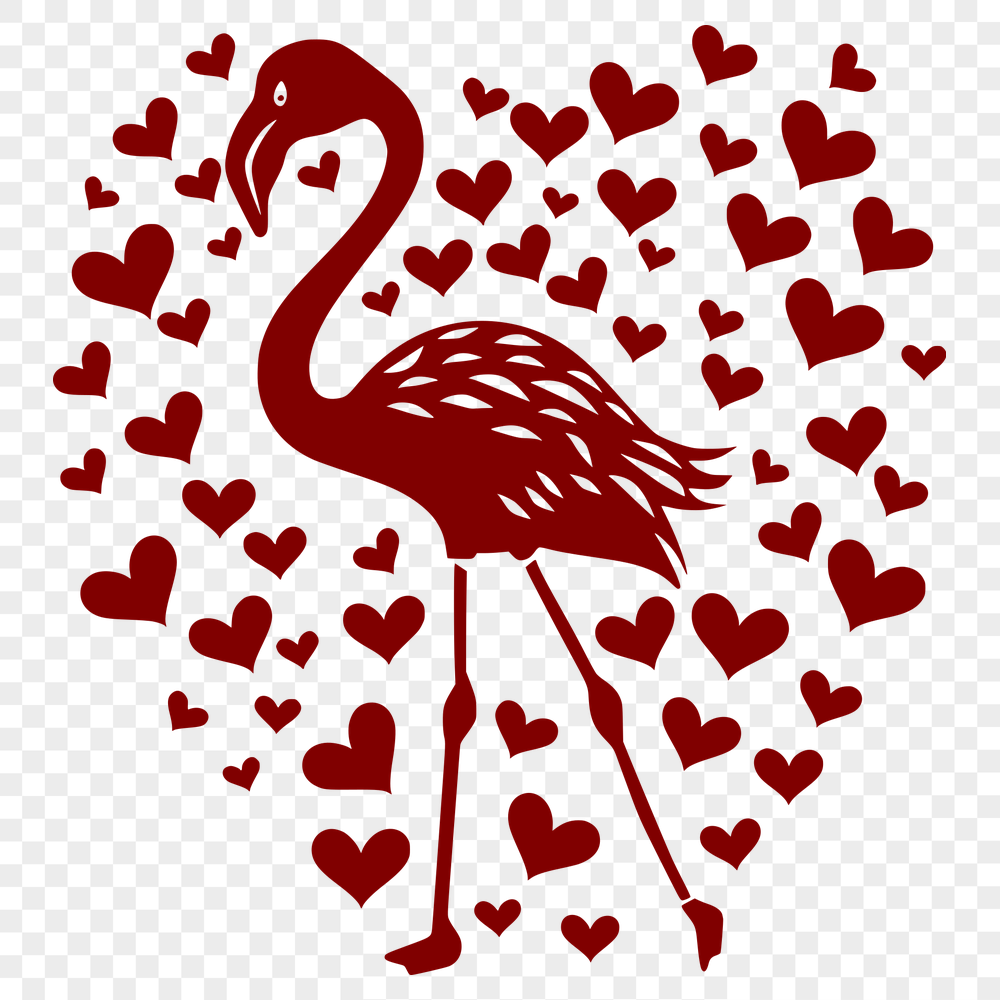 Free Beautiful Flamingo Clip Art