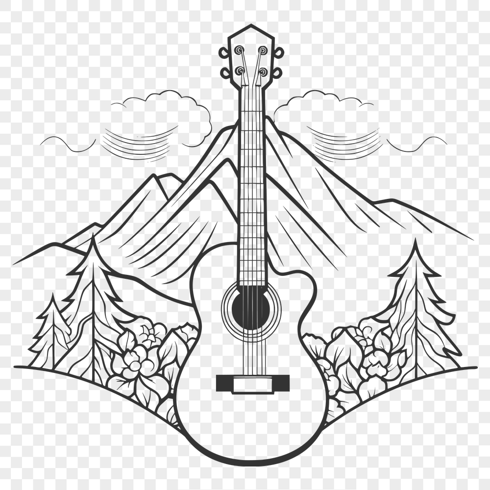 Free Guitar Printable Artwork