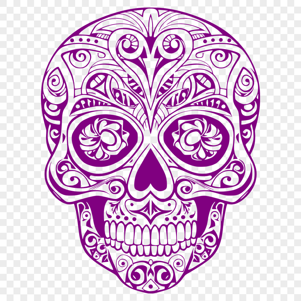 Free Unique Skull Vector Craft File