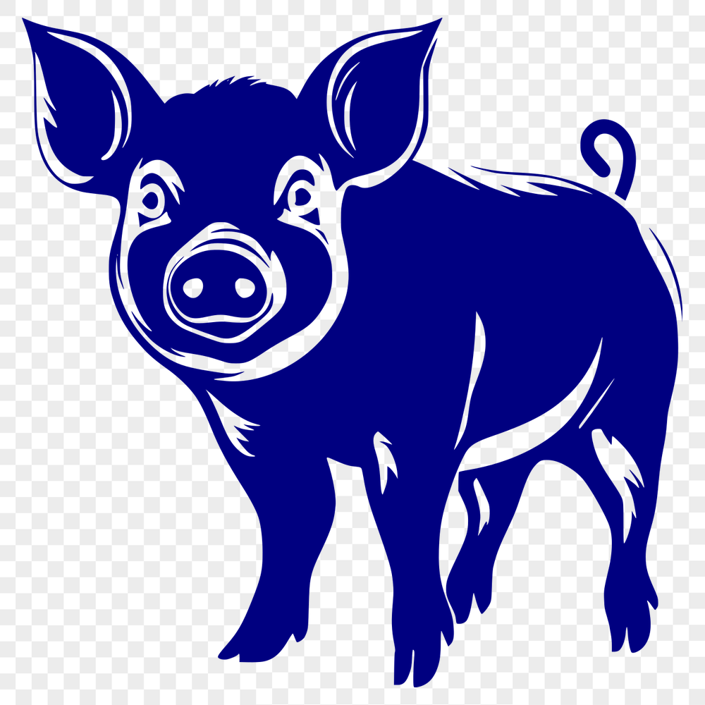 Free Creative Pig Vector Image