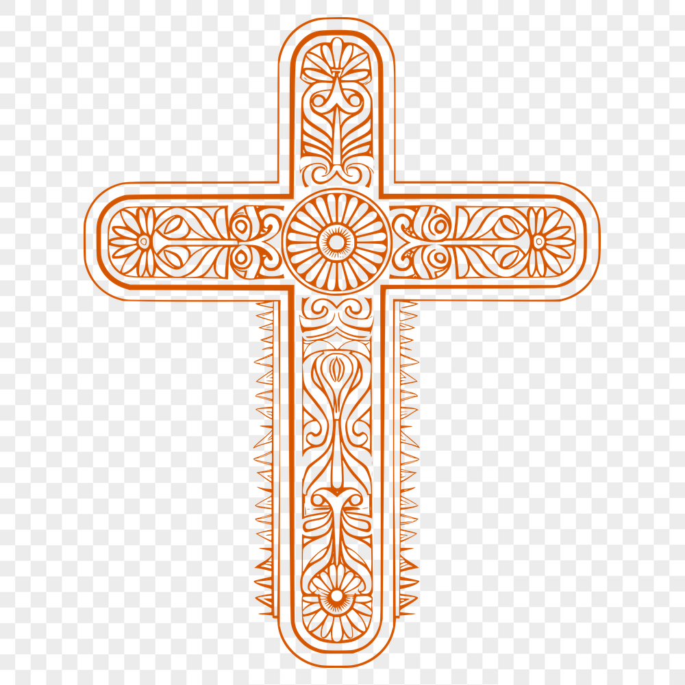 Creative Crucifix SVG, PNG, PDF And DXF Files