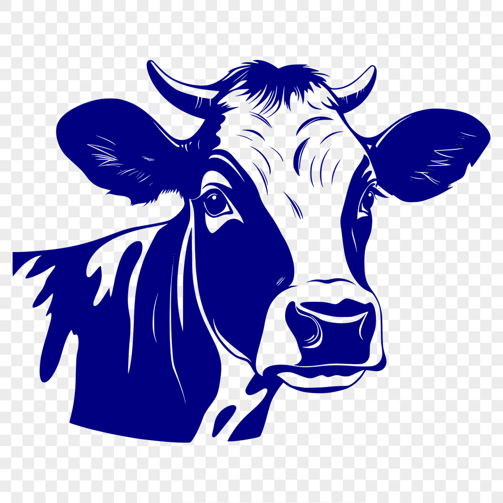 Beautiful Cow Vector Image