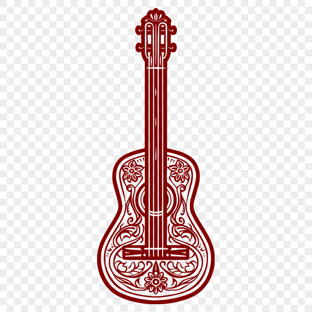 Ornate Guitar - For Vinyl Project