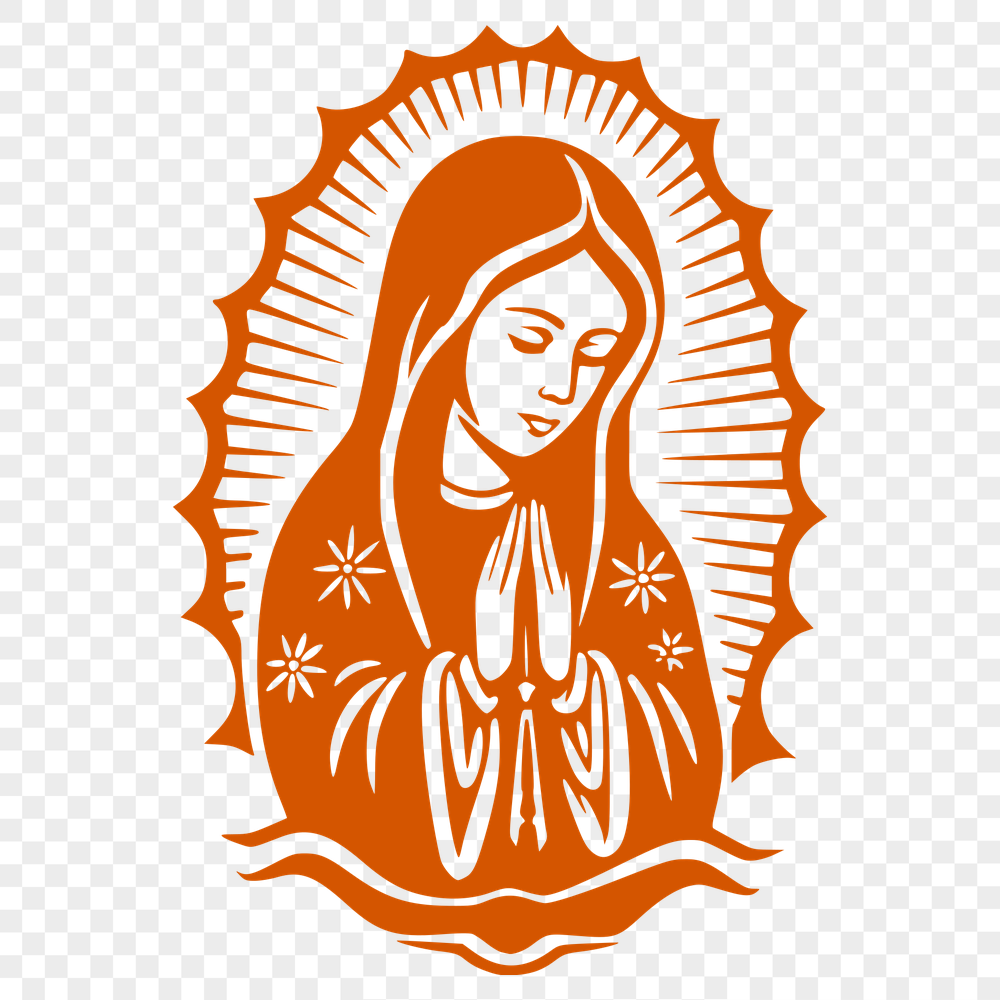 Beautiful Virgin Mary - For Cricut Project