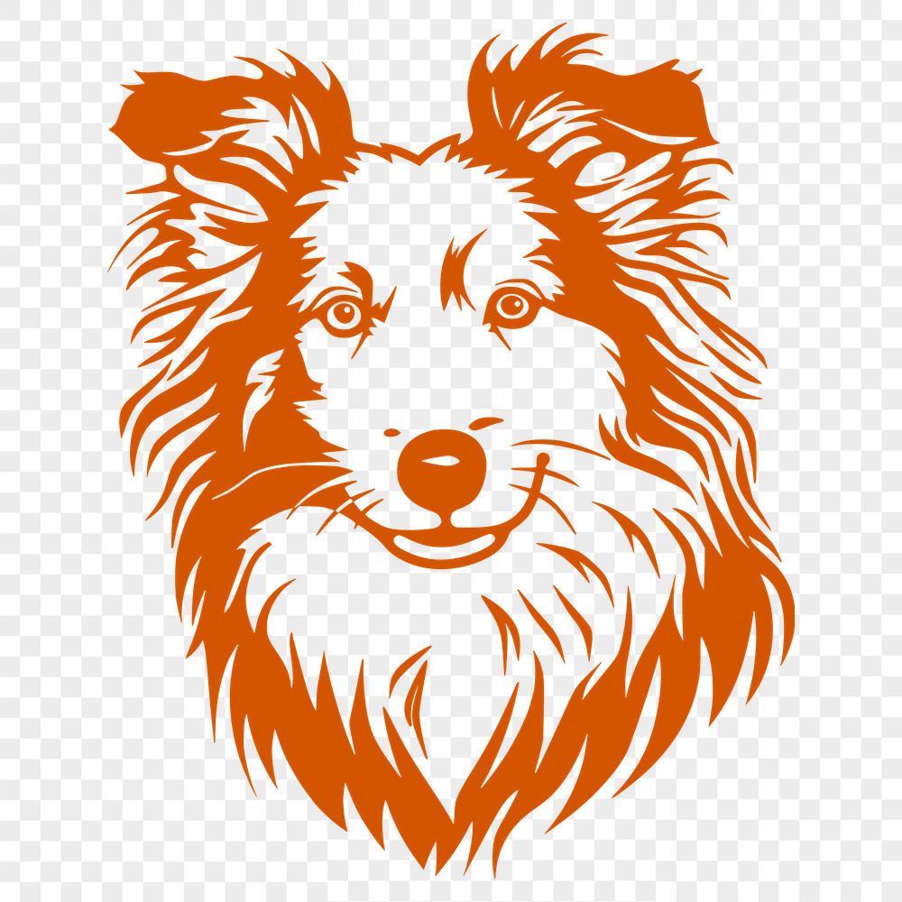 Free Unique Shetland Sheepdog Template