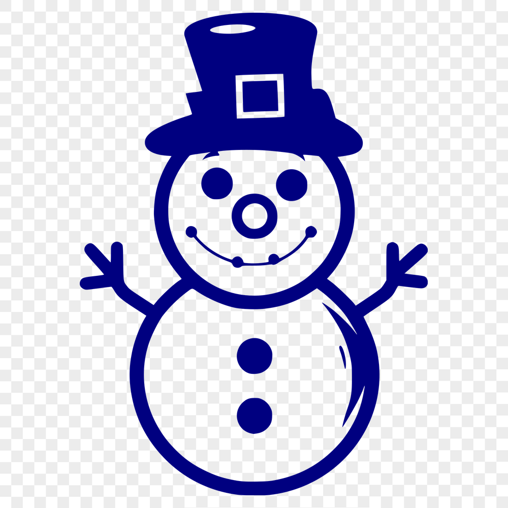 Creative Snowman - Sublimation PNG