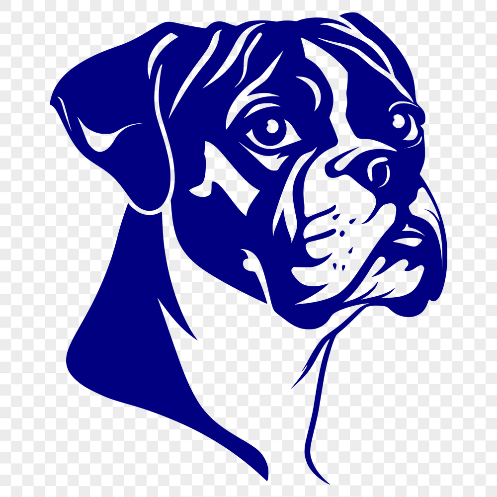 Stunning Boxer In SVG & DXF