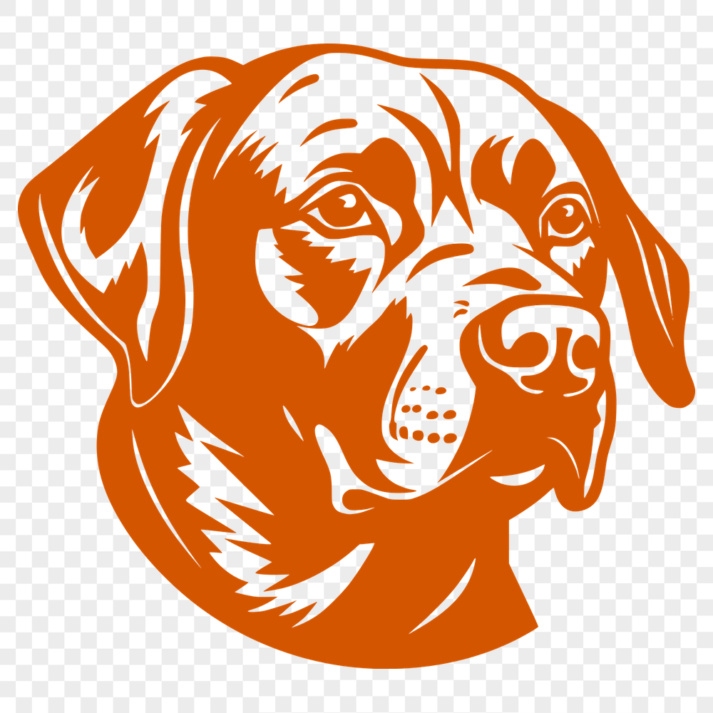 Unique Labrador Retriever Vector Craft File