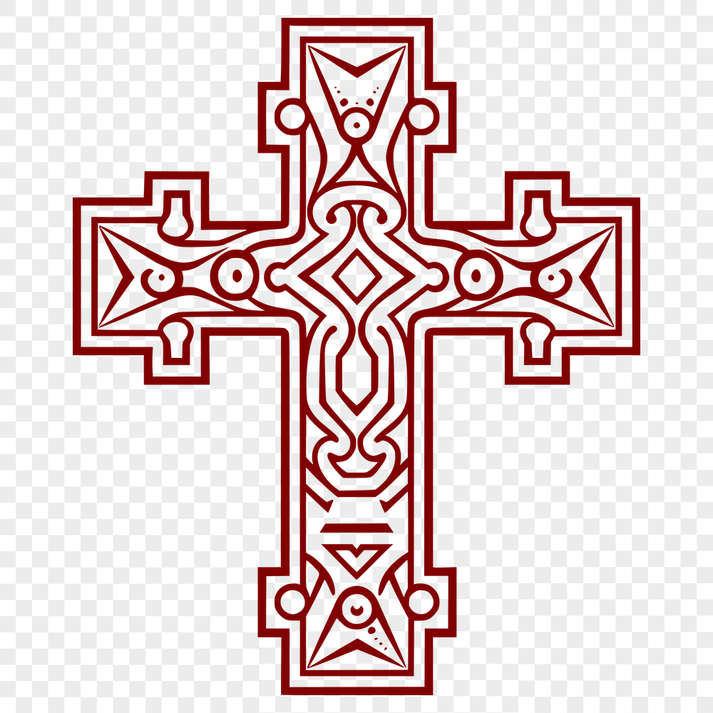 Free Ornate Cross Clipart