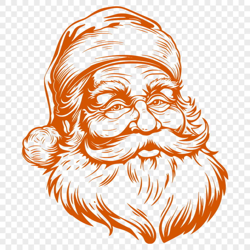 Stunning Santa Printable Artwork