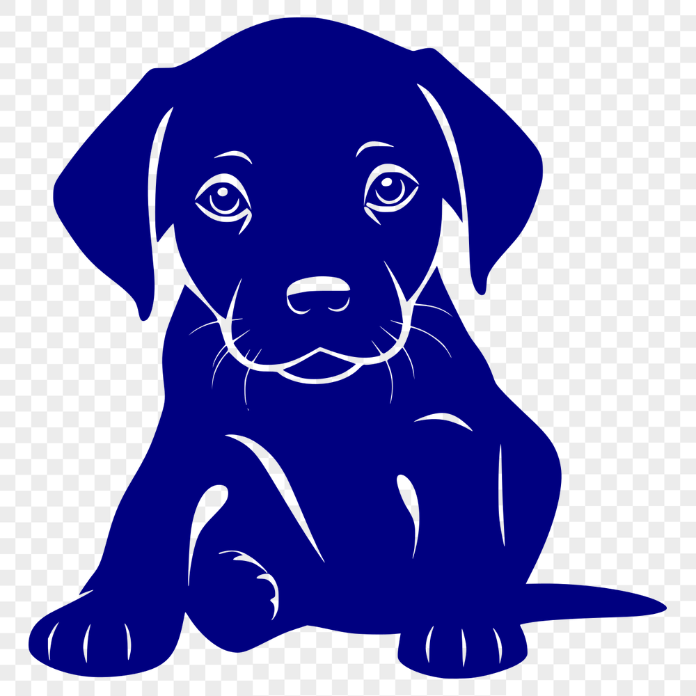 Free Cute Puppy Vector Illustration